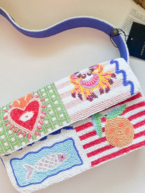 Handbags - Viral Beaded shoulder Purse